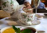 Pouring tea at the Millennium Hotel, London